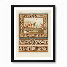 17th Century Pattern, Albert Racine 4 Art Print