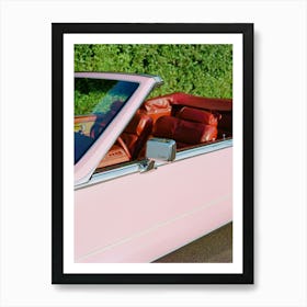 Pink Cadillac on Film Art Print