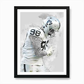 Maxx Crosby Las Vegas Raiders Art Print