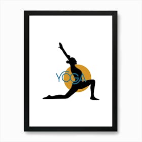 Yoga, the sport of yoga, the sport of meditation, relaxation, inspiring rest and meditation, a distinctive and exceptional work of art that embodies yoga.6 Art Print