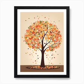 Seasons of Blossom 5 VECTOR ART Art Print