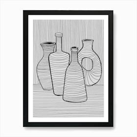 Three Vases Art Print