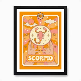 Zodiac Scorpio Art Print