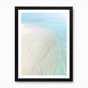Clear Ocean Beach Water Art Print