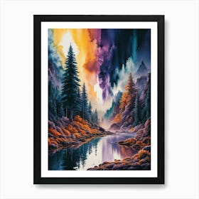 'Waterfall' 1 Art Print