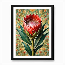 William Morris Protea By William Morris Art Print