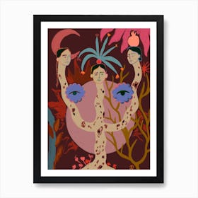 Wisdom, Peace And Imagination Art Print