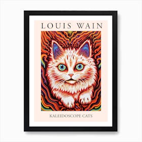Louis Wain, Kaleidoscope Cats Poster 15 Art Print