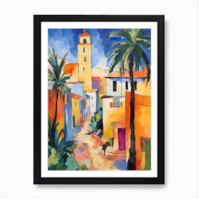 Casablanca Morocco 1 Fauvist Painting Art Print