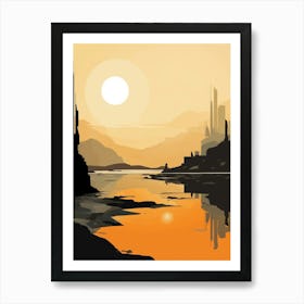 Ruined Abstract Minimalist 6 Art Print