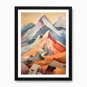 Mount Marcus Baker Usa 1 Mountain Painting Art Print