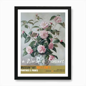 A World Of Flowers, Van Gogh Exhibition Camellia 1 Affiche