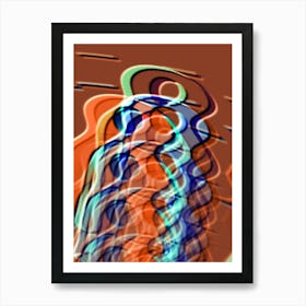 Abstract Swirls 4 Art Print