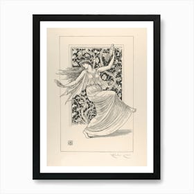 Dancing Nymph, Walter Crane Art Print