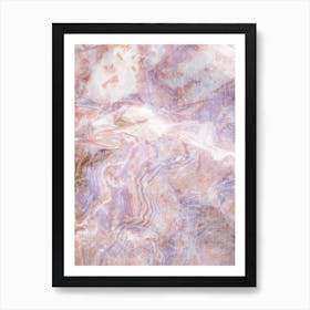 Pink Gemstone Art Print