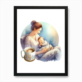Mother And Baby 1 Art Print
