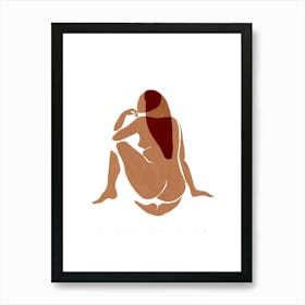 Nude Woman l'art de rien Art Print