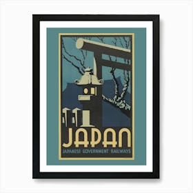 Japan - Japanese Government Railways Art Print