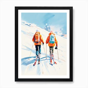 Kitzbuhel   Austria, Ski Resort Illustration 3 Art Print