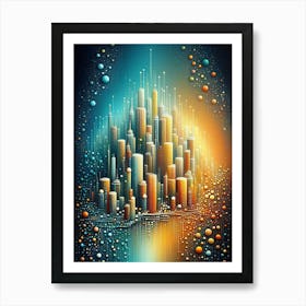 Cityscape Canvas Print Art Print