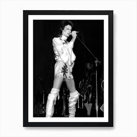 David Bowie On Stage Art Print