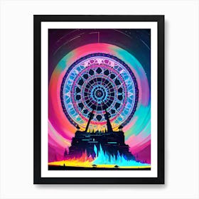 Ferris Wheel 16 Art Print