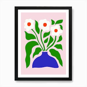 Flowers In A Vase Art Print Art Print