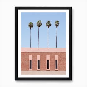 Palm Tree Factory Art Print