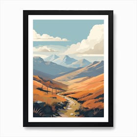 West Highland Way Ireland 2 Hiking Trail Landscape Art Print