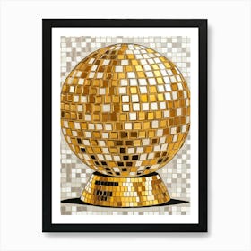 Disco Ball 41 Art Print