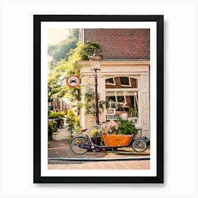 Jordaan District Of Amsterdam, Netherlands Art Print