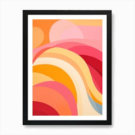 Abstract Waves Art Print