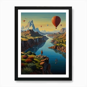 Hot Air Balloons Art Print