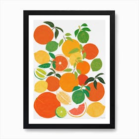 Citrus Harvest Art Print