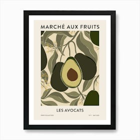 Fruit Market - Avocados Art Print