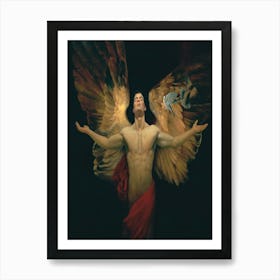 Angel Stock Videos & Royalty-Free Footage Art Print