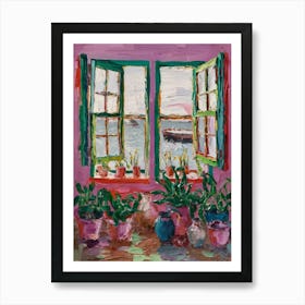 Window To The Sea Art Print