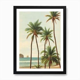 The Pass Beach Australia Vintage Art Print