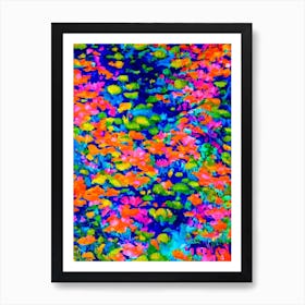 Acropora Selago Vibrant Painting Art Print