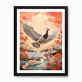 Coot 1 Detailed Bird Painting Art Print