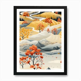 Autumn Landscape Art Print