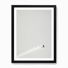 Åre, Sweden Minimal Skiing Poster Art Print