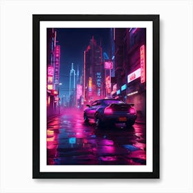 Neon City 2 Art Print