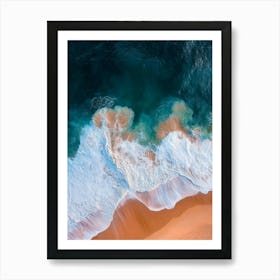 Aerial View Of A Beach 177 Art Print