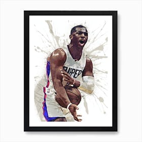 Chris Paul La Clippers Art Print