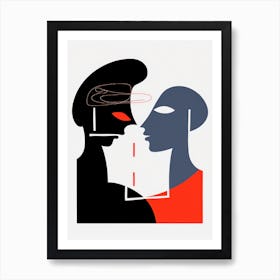 'Couples Therapy' Portrait Art Print