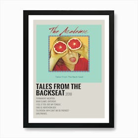 Tales From The Backseat 2018 Poster 1 Art Print