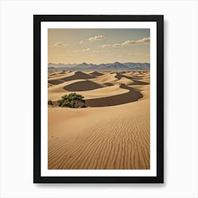 Sand Dunes Art Print