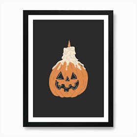 Pumpkin Halloween Poster Art Print