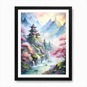 Asian Landscape Painting 2 Art Print